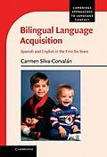 E-Book (epub) Bilingual Language Acquisition von Carmen Silva-Corvalan