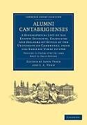 Alumni Cantabrigienses - Volume 2