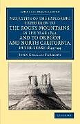 Kartonierter Einband Narrative of the Exploring Expedition to the Rocky Mountains, in the Year 1842, and to Oregon and North California, in the Years 1843 44 von John Charles Fremont