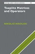 E-Book (epub) Toeplitz Matrices and Operators von Nikolai Nikolski