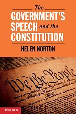E-Book (epub) Government's Speech and the Constitution von Helen Norton