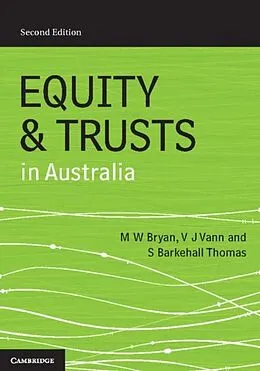 PDF Equity and Trusts in Australia von Michael Bryan