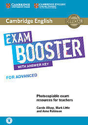 Couverture cartonnée Cambridge English Exam Booster for Advanced with Answer Key with Audio de Carole Allsop, Mark Little, Anne Robinson