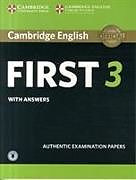 Couverture cartonnée Cambridge English First 3 Student's Book with Answers with Audio de Cambridge ESOL