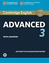 Kartonierter Einband Cambridge English Advanced 3 Student's Book with Answers with Audio von Cambridge ESOL