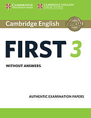 Couverture cartonnée Cambridge English First 3 Student's Book without Answers de Cambridge ESOL