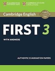 Couverture cartonnée Cambridge English First 3 Student's Book with Answers de Cambridge ESOL