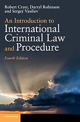 Livre Relié An Introduction to International Criminal Law and Procedure de Robert Cryer, Darryl Robinson, Sergey Vasiliev