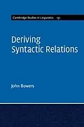 E-Book (epub) Deriving Syntactic Relations von John Bowers