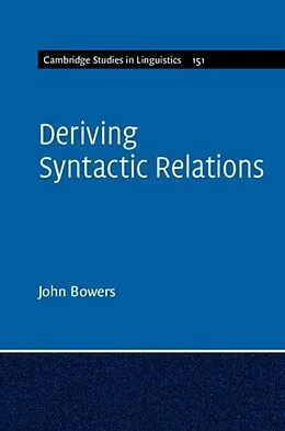 PDF Deriving Syntactic Relations von John Bowers
