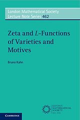 eBook (pdf) Zeta and L-Functions of Varieties and Motives de Bruno Kahn