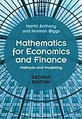E-Book (epub) Mathematics for Economics and Finance von Martin Anthony, Norman Biggs