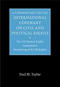 E-Book (pdf) Commentary on the International Covenant on Civil and Political Rights von Paul M. Taylor