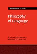 E-Book (epub) Philosophy of Language von Zoltan Gendler Szabo