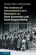E-Book (epub) Institute of International Law's Resolution on State Succession and State Responsibility von Marcelo G. Kohen