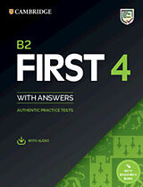 Couverture cartonnée B2 First 4 Student's Book with Answers with Audio with Resource Bank de Cambridge ESOL