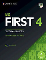 Kartonierter Einband B2 First 4 Student's Book with Answers with Audio with Resource Bank von Cambridge ESOL