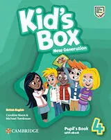 Kartonierter Einband (Kt) Kid's Box New Generation Level 4 Pupil's Book with eBook British English von Caroline Nixon, Michael Tomlinson