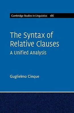 E-Book (epub) Syntax of Relative Clauses von Guglielmo Cinque