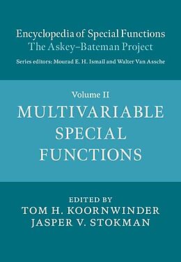 eBook (pdf) Encyclopedia of Special Functions: The Askey-Bateman Project: Volume 2, Multivariable Special Functions de 