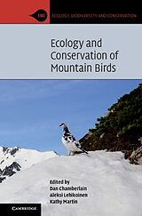 Couverture cartonnée Ecology and Conservation of Mountain Birds de Dan lehikoinen, Aleksi Chamberlain