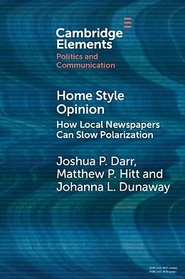 E-Book (epub) Home Style Opinion von Joshua P. Darr