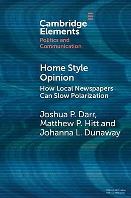 E-Book (pdf) Home Style Opinion von Joshua P. Darr
