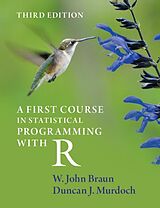 eBook (pdf) First Course in Statistical Programming with R de W. John Braun