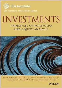 E-Book (pdf) Investments von Michael G. McMillan, Jerald E. Pinto, Wendy Pirie