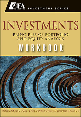 eBook (pdf) Investments Workbook de Michael G. McMillan, Jerald E. Pinto, Wendy Pirie