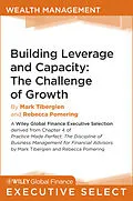 E-Book (epub) Building Leverage and Capacity von Mark C, Tibergien, Rebecca Pomering