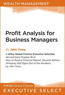 E-Book (epub) Profit Analysis for Business Managers von John A. Tracy
