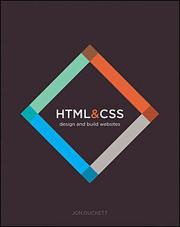 Couverture cartonnée HTML and CSS de Jon Duckett