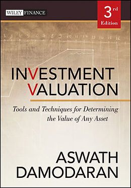 Livre Relié Investment Valuation de Damodaran Aswath