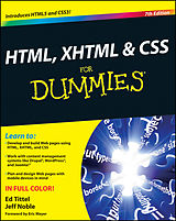 eBook (epub) HTML, XHTML and CSS For Dummies de Ed Tittel, Jeff Noble