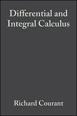 E-Book (pdf) Differential and Integral Calculus, Volume 1 von Richard Courant