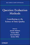 E-Book (pdf) Question Evaluation Methods von Jennifer Madans, Kristen Miller, Aaron Maitland