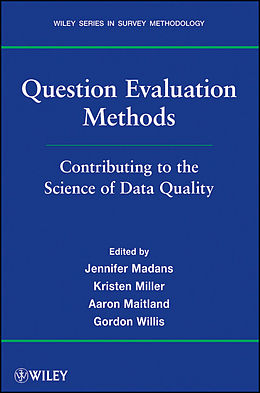 E-Book (pdf) Question Evaluation Methods von Jennifer Madans, Kristen Miller, Aaron Maitland