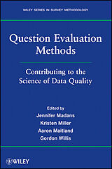 eBook (epub) Question Evaluation Methods de Jennifer Madans, Kristen Miller, Aaron Maitland