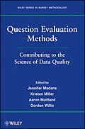 E-Book (epub) Question Evaluation Methods von Jennifer Madans, Kristen Miller, Aaron Maitland