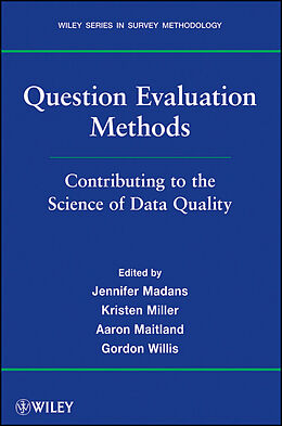 eBook (epub) Question Evaluation Methods de Jennifer Madans, Kristen Miller, Aaron Maitland