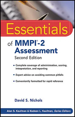 E-Book (epub) Essentials of MMPI-2 Assessment von David S. Nichols