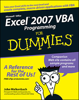 E-Book (epub) Excel 2007 VBA Programming For Dummies von John Walkenbach