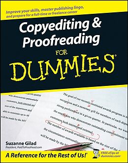 eBook (epub) Copyediting and Proofreading For Dummies de Suzanne Gilad