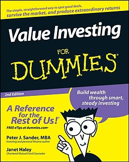 E-Book (epub) Value Investing For Dummies von Peter J, Sander, Janet Haley