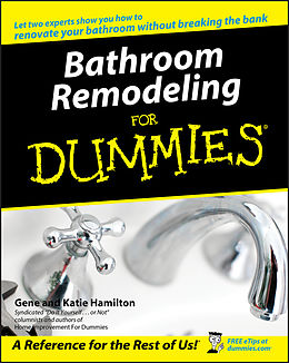 eBook (epub) Bathroom Remodeling For Dummies de Gene Hamilton, Katie Hamilton
