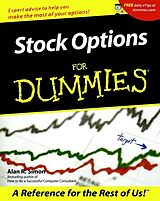 eBook (epub) Stock Options For Dummies de Alan R, Simon
