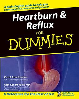 eBook (epub) Heartburn and Reflux For Dummies de Carol Ann Rinzler, Ken DeVault