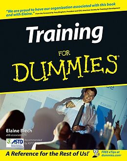 eBook (epub) Training For Dummies de Elaine Biech