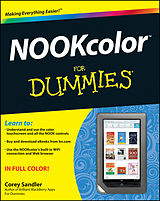 E-Book (epub) NOOKcolor For Dummies von Corey Sandler